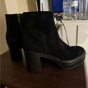 Pons Quintana Black Heeled Boots